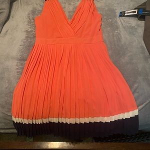 Woman’s Coral Chiffon Dress